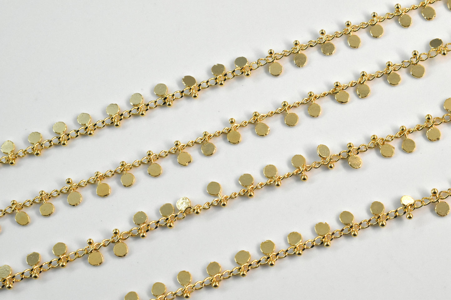 Chain, CJY-01GU, Gold Plated on Brass, 1 meter, Fashionable Chain, Brass Chain